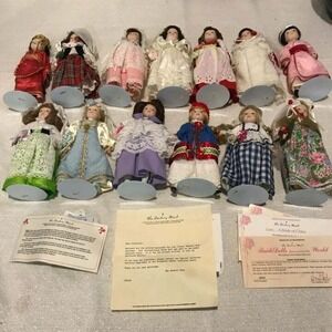 New Set 13 Bridal Dolls Around the World